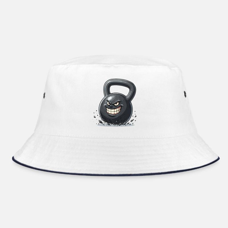 Angry Kettlebell Power Monster Bucket Hat