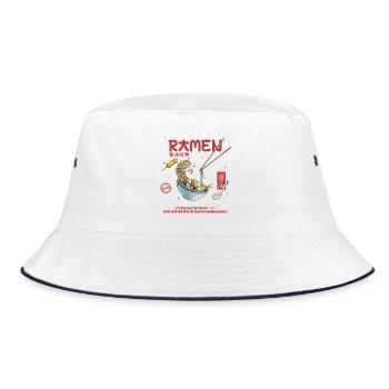 Ramen - Bucket Hat - white/navy - Front