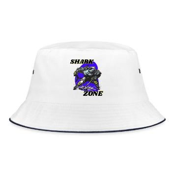 Hockey sur glace Attaque de requin Rondelle Sport de patineur de requin - Bob - blanc/marine - Devant