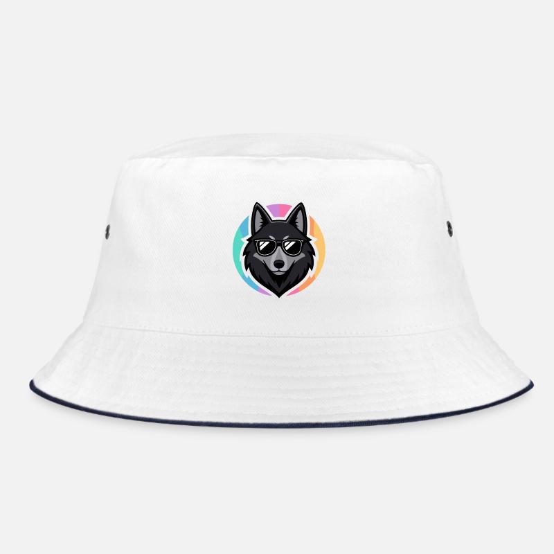 Wolf-Chic-Sonnenbrillen Bucket Hat