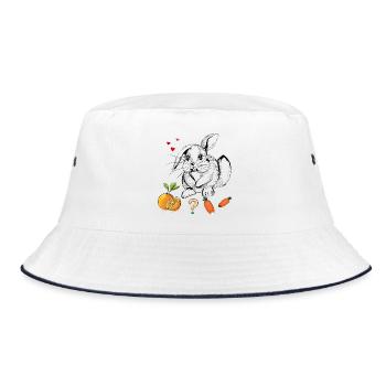 Lapin aux fruits et carottes - Bob - blanc/marine - Devant