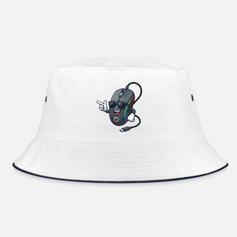 RGB Gaming Maus-Maskottchen Bucket Hat