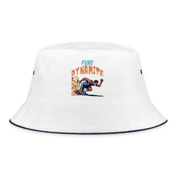 Sprinter: Pure Dynamite - Bucket Hat - white/navy - Front
