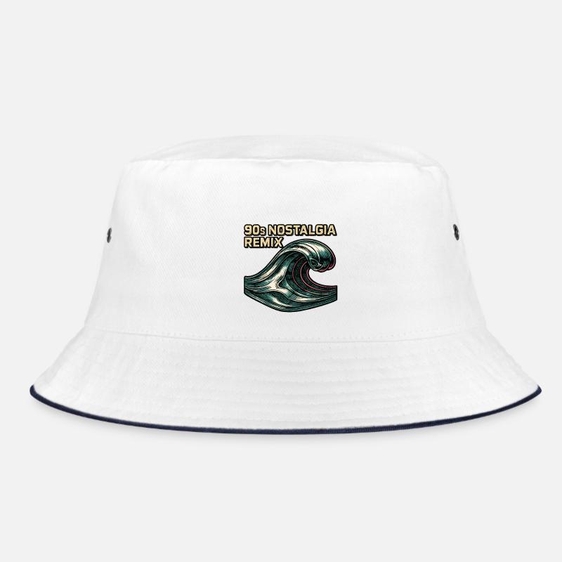 90er Nostalgie Retro Welle Vaporwave Bucket Hat