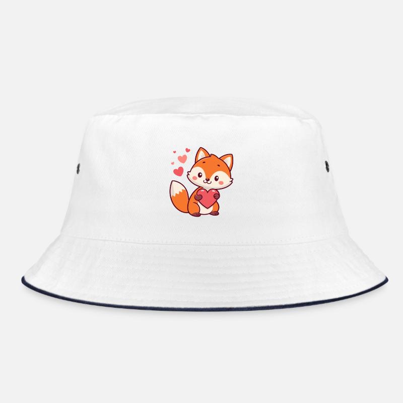 Fuchsherz Kawaii Bucket Hat