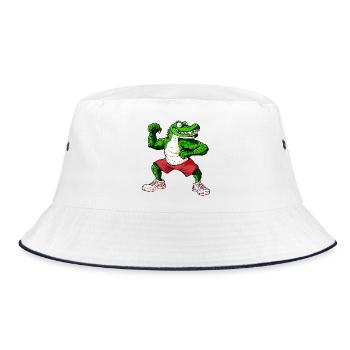 Fitness Crocodile - Bob - blanc/marine - Devant