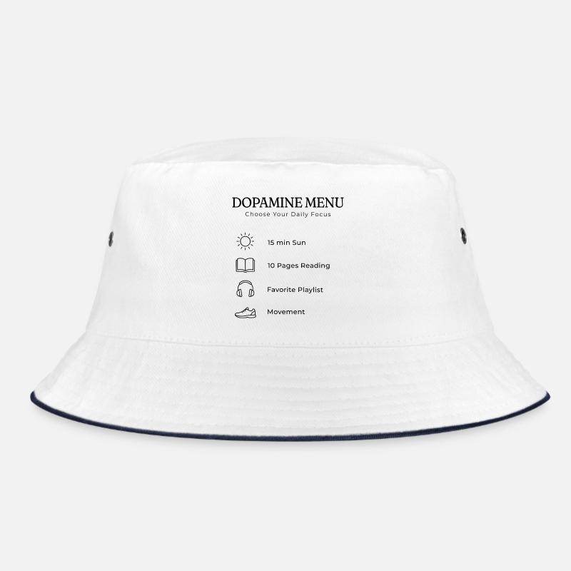 Dopamine Menu ADHS – Aesthetic Self Care Guide Bucket Hat