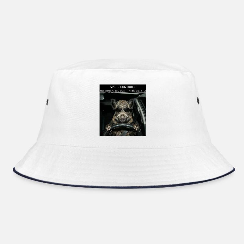 Wild boar speed control Bucket Hat
