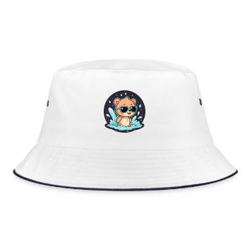 Ourson surfeur chic lunettes bleues - Bob - blanc/marine - Devant