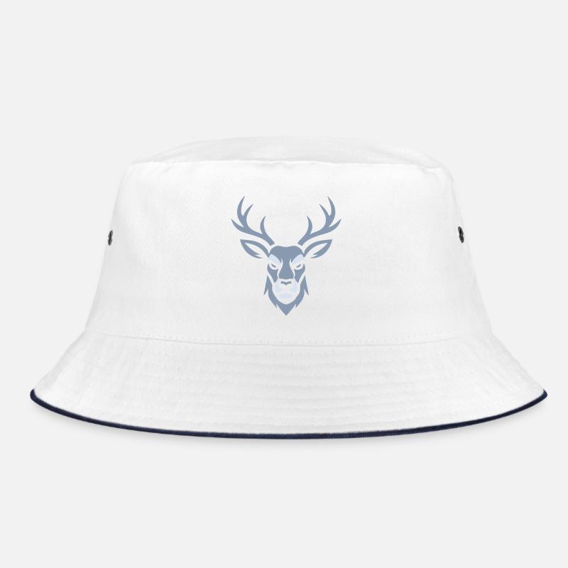Blauer Hirschkopf  Bucket Hat