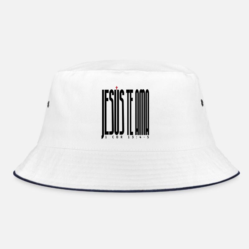 Jesus liebt dich 2 Bucket Hat