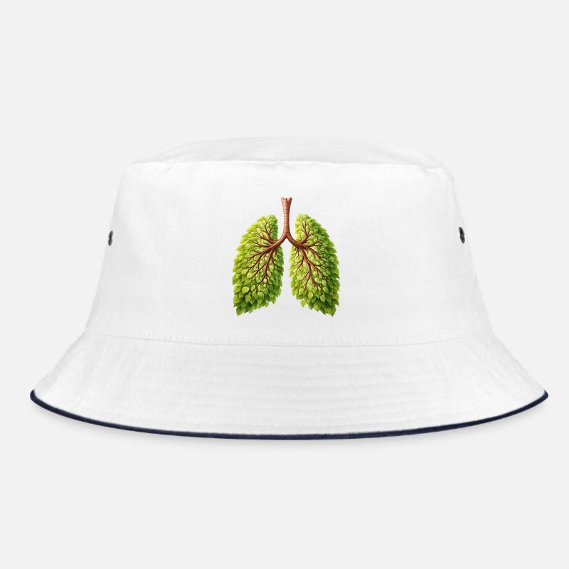 Lung Nature Tree Design Bucket Hat