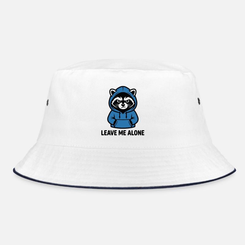 Introvertierter Waschbär – Lass mich in Ruhe Design Bucket Hat