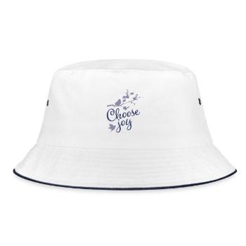 Choisissez Joy Floral Bird Inspirational - Bob - blanc/marine - Devant
