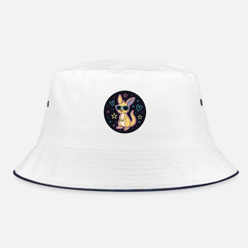 Neon-Känguru-Gläser Bucket Hat