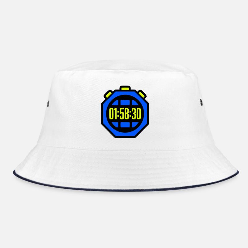 Stopwatch Best Time Half Marathon Bucket Hat