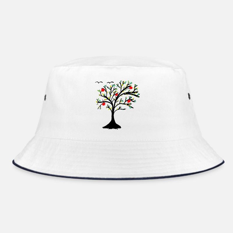 Apple Tree Tree Garden Apple Bucket Hat