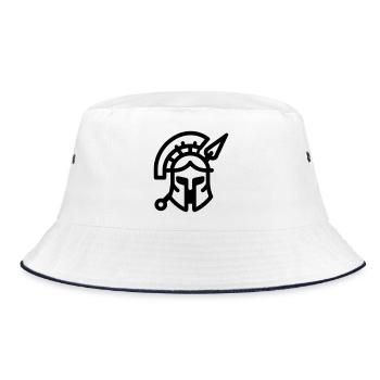 Spartan - Bucket Hat - white/navy - Front