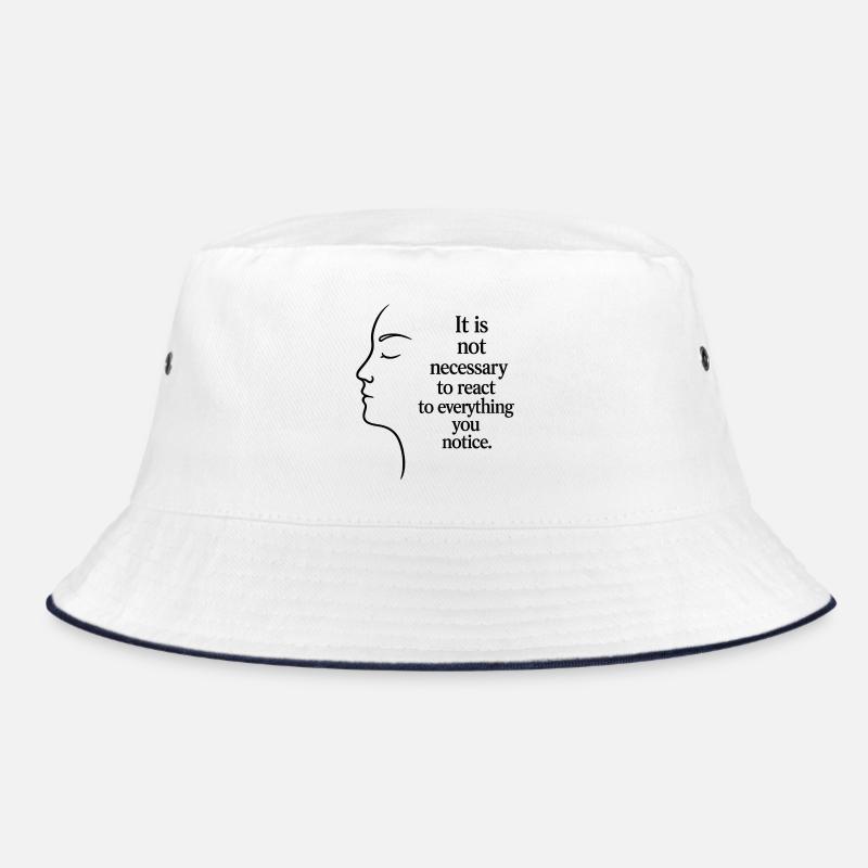Observation without reaction Bucket Hat