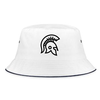 Spartan - Bucket Hat - white/navy - Front