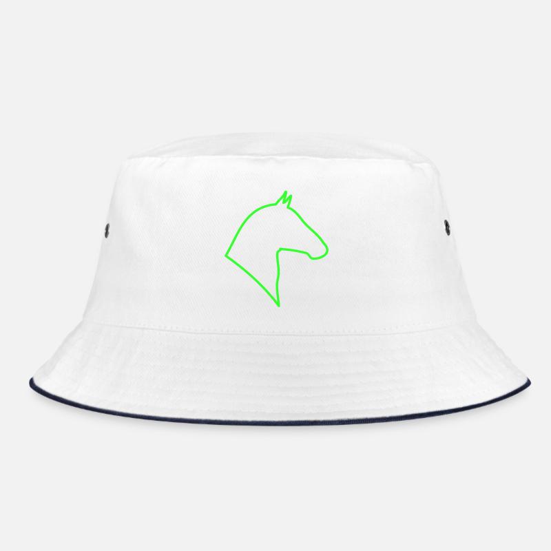 Contour du cheval en vert Bob