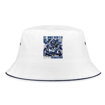 Stammtisch 2.0 - Bucket Hat - Weiß/Navy - Vorne
