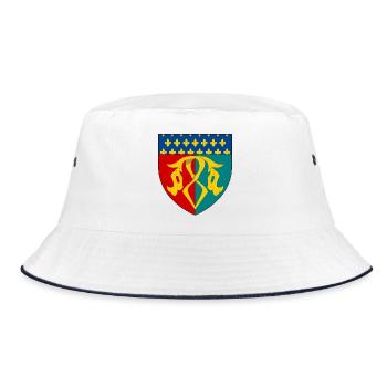 Coat of arms of the Multien - Bucket Hat - white/navy - Front