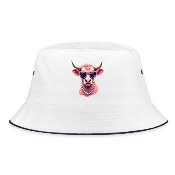 Vache - Bob - blanc/marine - Devant