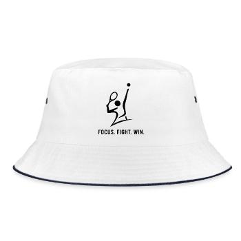 Conception de tennis - Bob - blanc/marine - Devant