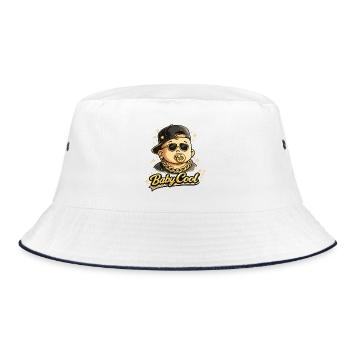 Baby Cool Bling HipHop - Bucket Hat - white/navy - Front