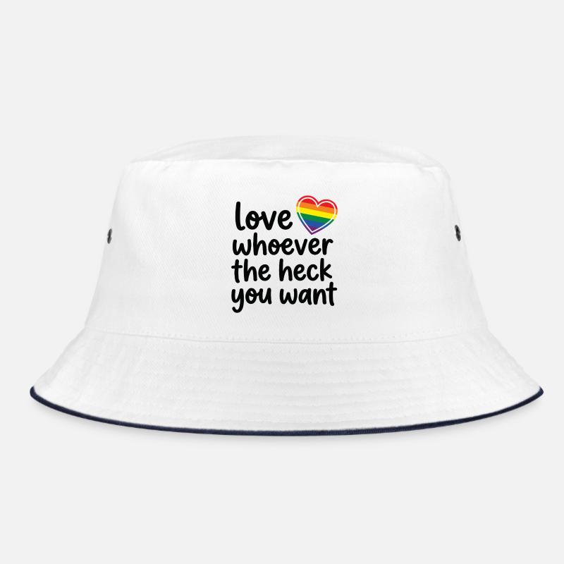 LGBTQ-Pride-Monat – Liebe, wen immer du willst Bucket Hat