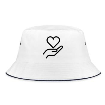 donner amour - Bob - blanc/marine - Devant