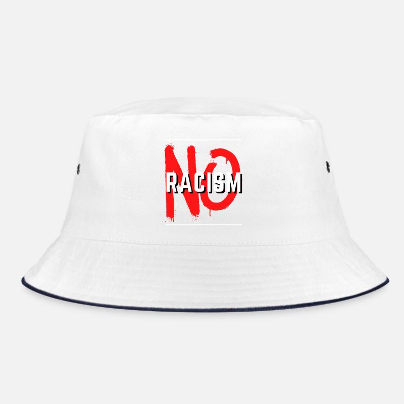 No Racism Statement Bucket Hat