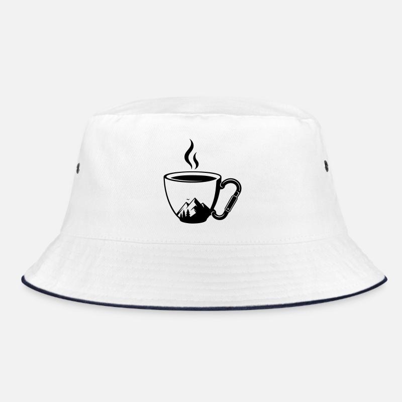Kaffeetasse Karabiner Berge Outdoor Bucket Hat