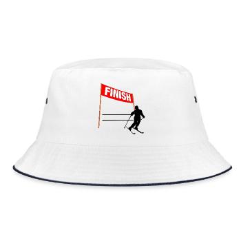 Ski Finish Custom - Bob - blanc/marine - Devant