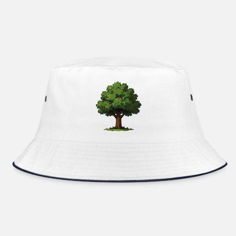 Apple tree in forest style Bucket Hat
