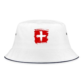 SUISSE FAN D’EUROPA SPORT - Bob - blanc/marine - Devant