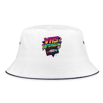 This Is My 80's Costume 80s - Bucket Hat - white/navy - Front