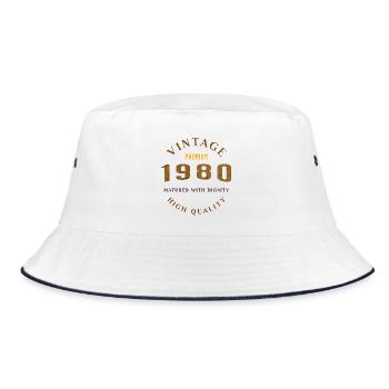 Matured With Dignity Design rétro 1980 - Bob - blanc/marine - Devant