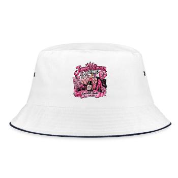 Junggesellinnen Abschied - Bucket Hat - Weiß/Navy - Vorne