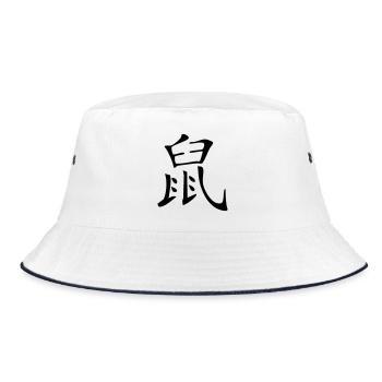 Rat - Kanji - Bob - blanc/marine - Devant