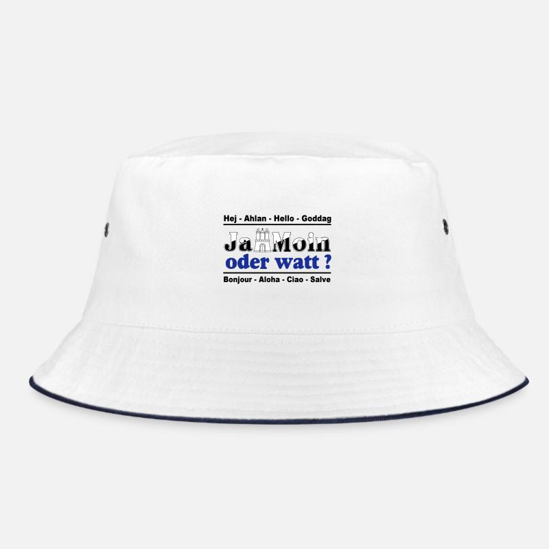 Hamburg , Tradition , Ja Moin oder watt (25) Bucket Hat