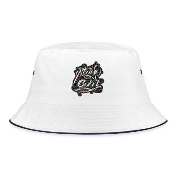 Stay Cold - Bucket Hat - white/navy - Front
