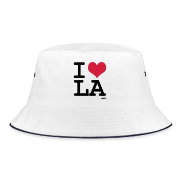 j'aime la - los angeles par wam - Bob - blanc/marine - Devant