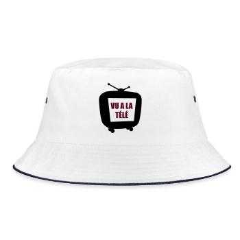 As Seen on TV (vector) - Bucket Hat - white/navy - Front