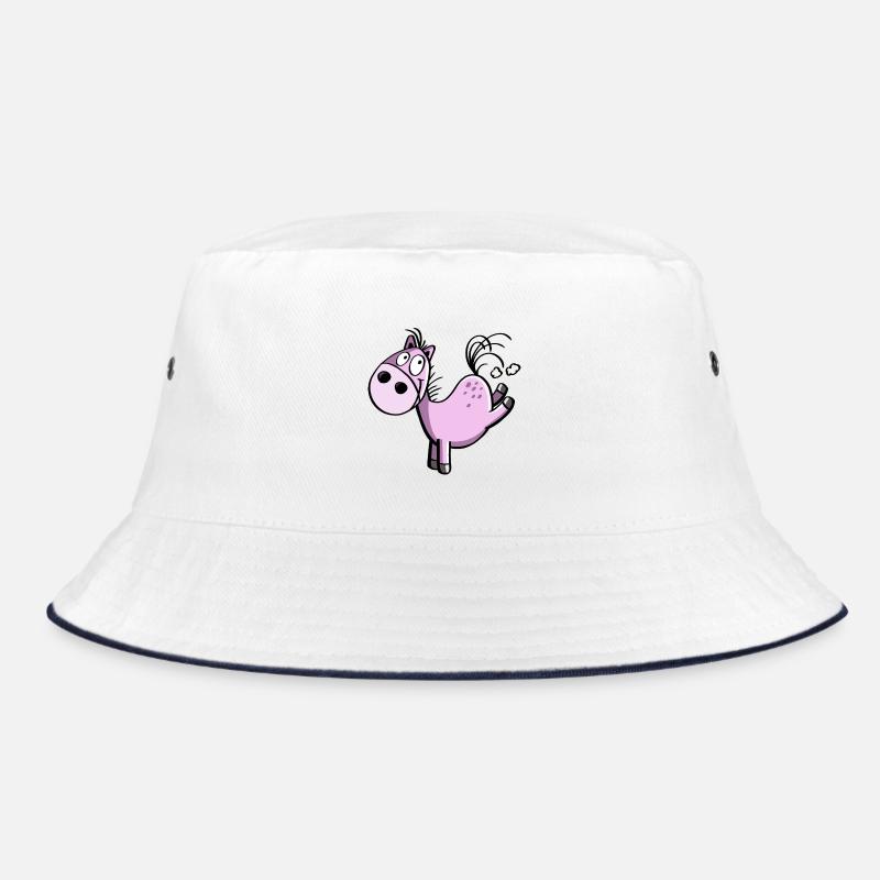 Witziges buckelndes Cartoon Pferd - Springpferd Bucket Hat