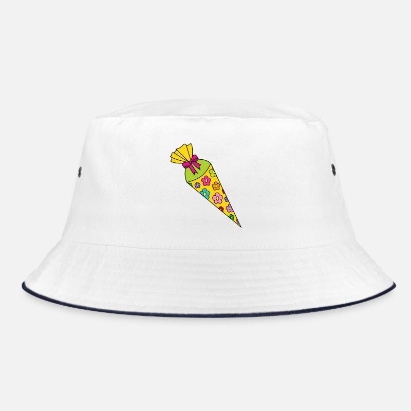 School Cone Sugar Cone Bucket Hat
