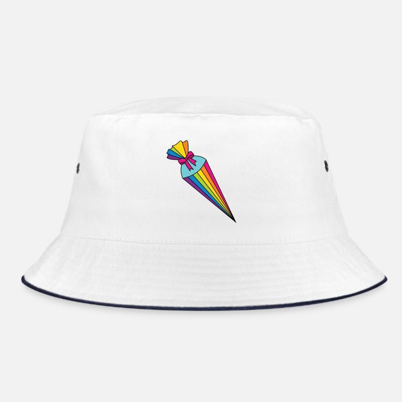 School Cone Sugar Cone Bucket Hat