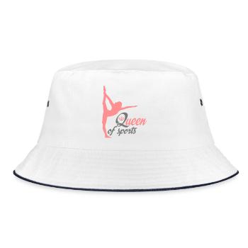 sports - Bucket Hat - white/navy - Front