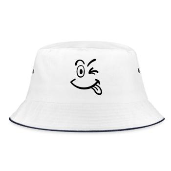 smiley - Bob - blanc/marine - Devant